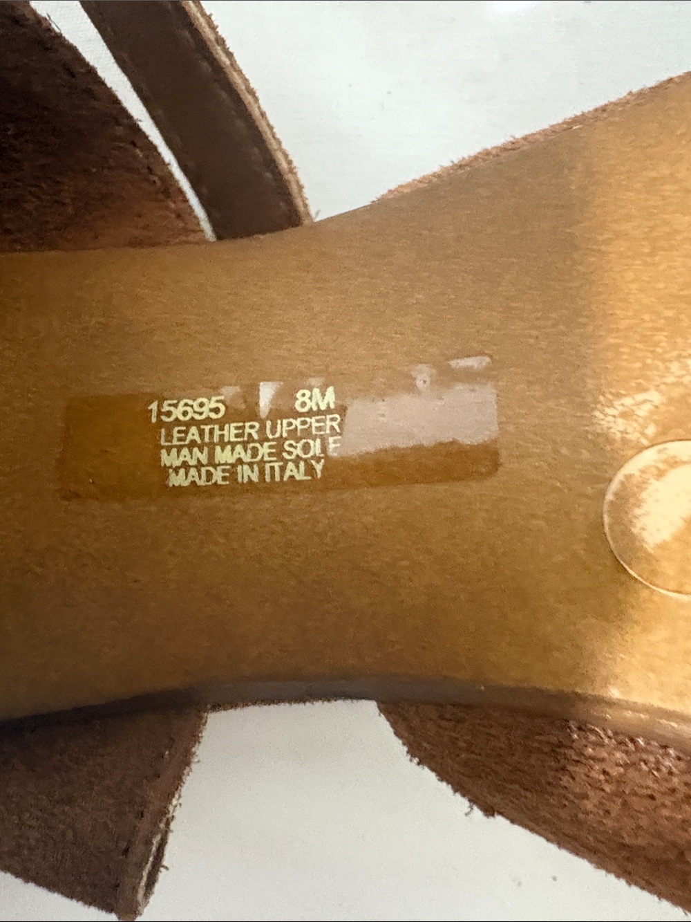 Women’s Brown Suede Cross-Strap Sandals with Ankle Buckle - Picture 9 of 11